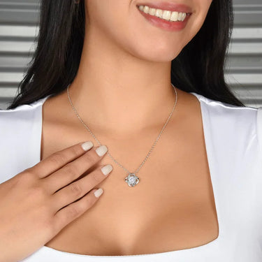 A Letter To My Daughter - Love Knot Necklace - Gift Set - SLDDL0131